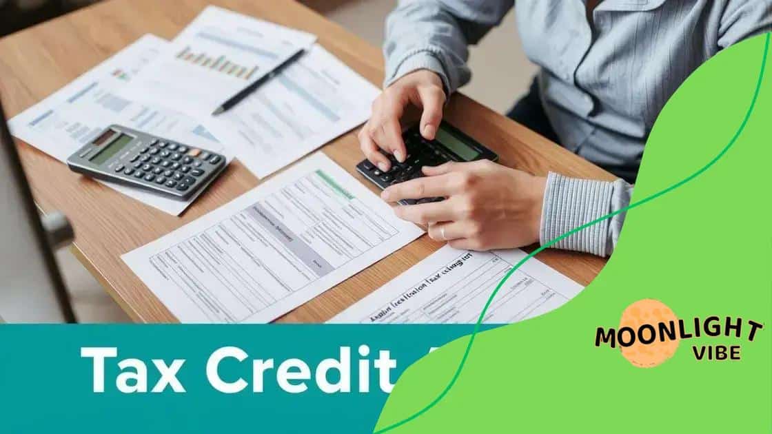 How to apply for tax credits effectively