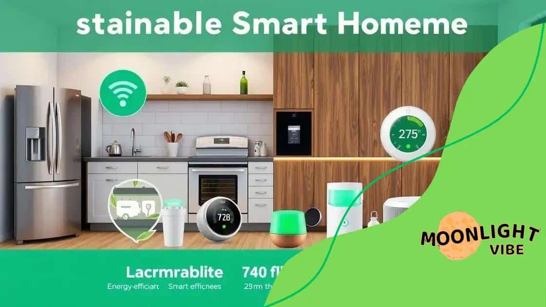 Sustainable products for smart home integration