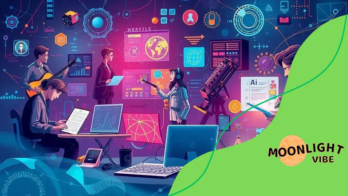 Real-world applications of AI in creative sectors