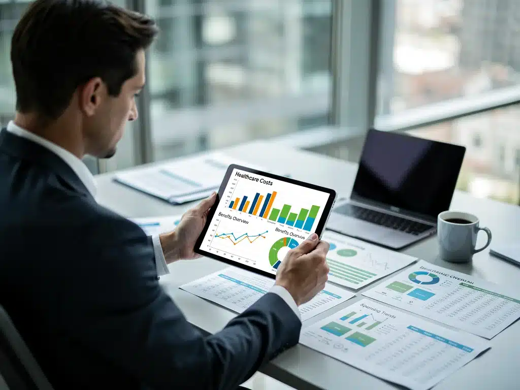 Individual reviewing healthcare financial planning documents for 2026